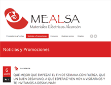 Tablet Screenshot of mealsa.es